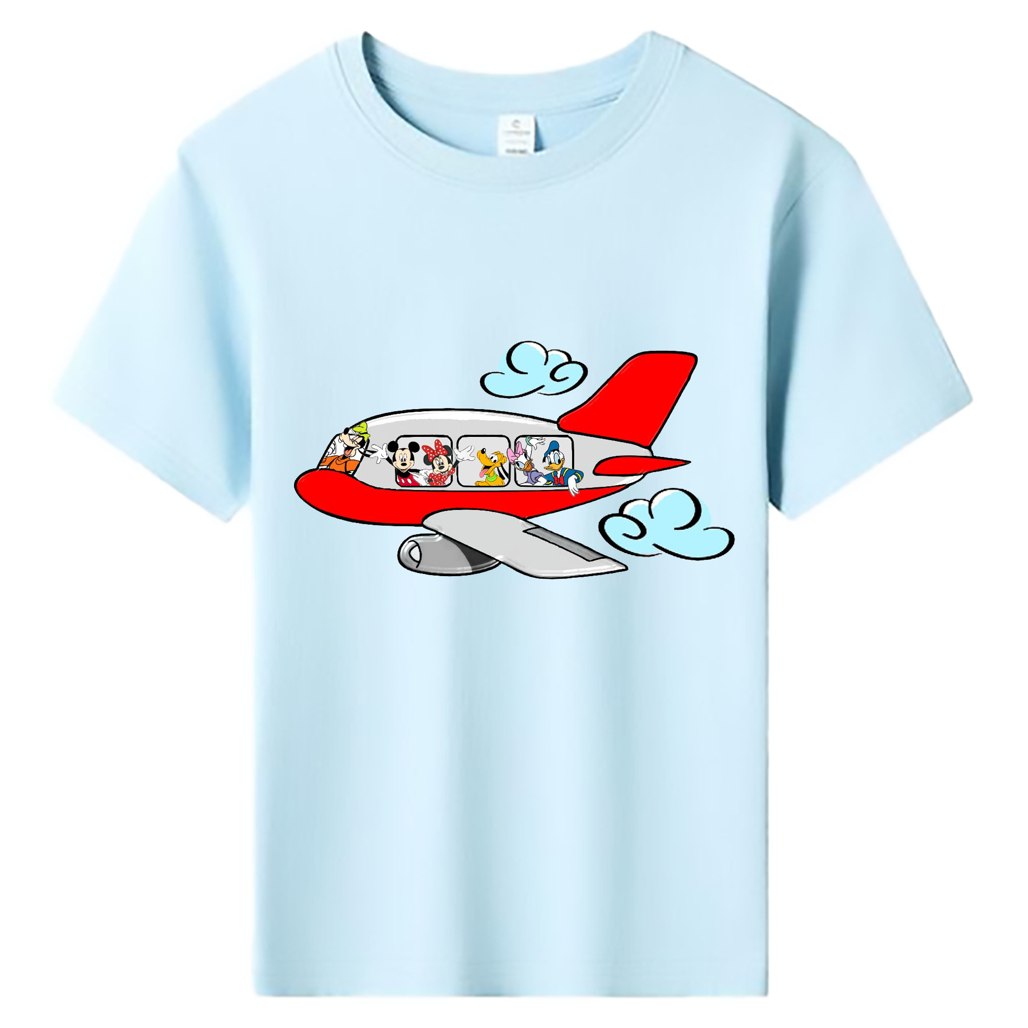 ミッキーマウス Mickey Mouse 綿100％キッズTシャツ（フロントプリント）